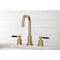 Kingston Brass FSC8933DKL Kaiser Widespread Bathroom Faucet W/ Brass Pop-Up, Brass FSC8933DKL - alternate 5